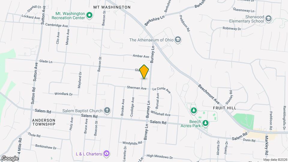 1434 Antoinette Ave Map and Location Details