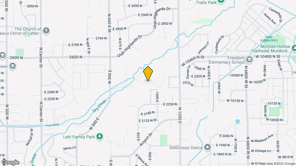 837 E Oakum Ln Map and Location Details