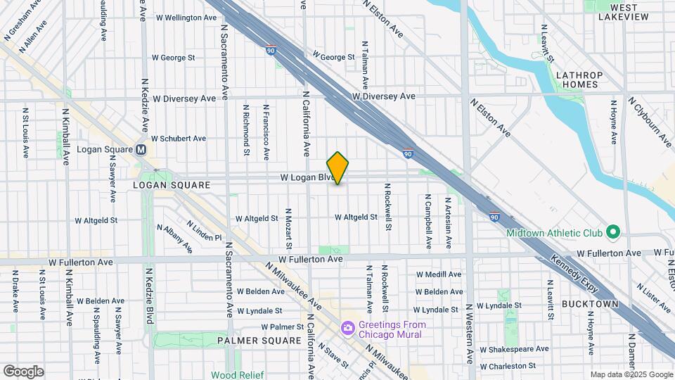 2715 W Logan Blvd Map and Location Details