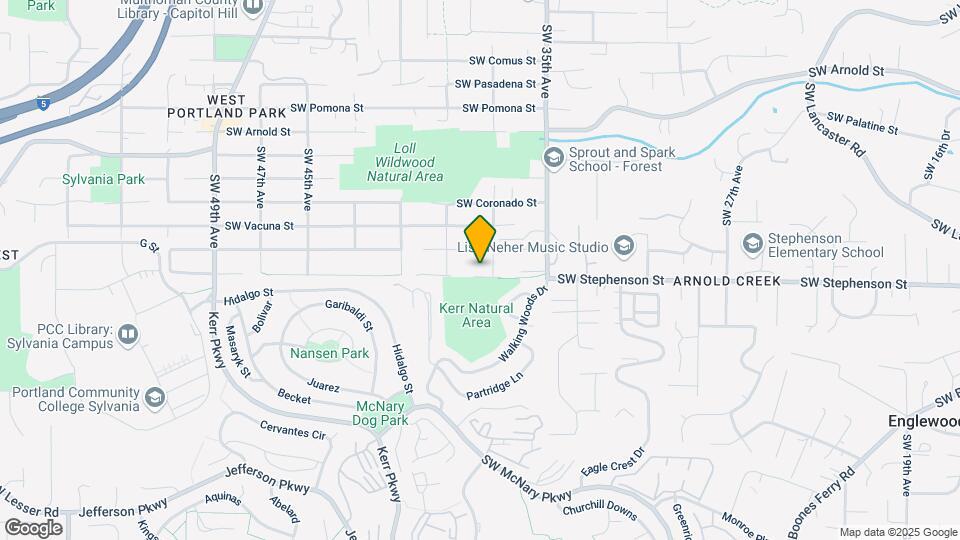 3723 SW Stephenson St Map and Location Details