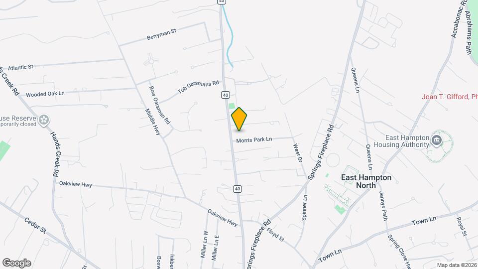 134 Three Mile Harbor Rd Map and Location Details