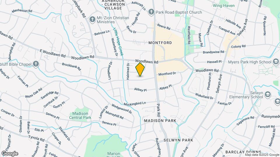 1401 Montford Dr Map and Location Details
