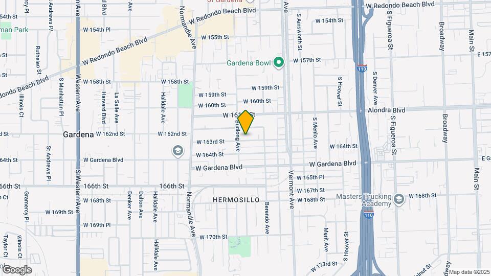 1143 W 163rd St Map and Location Details