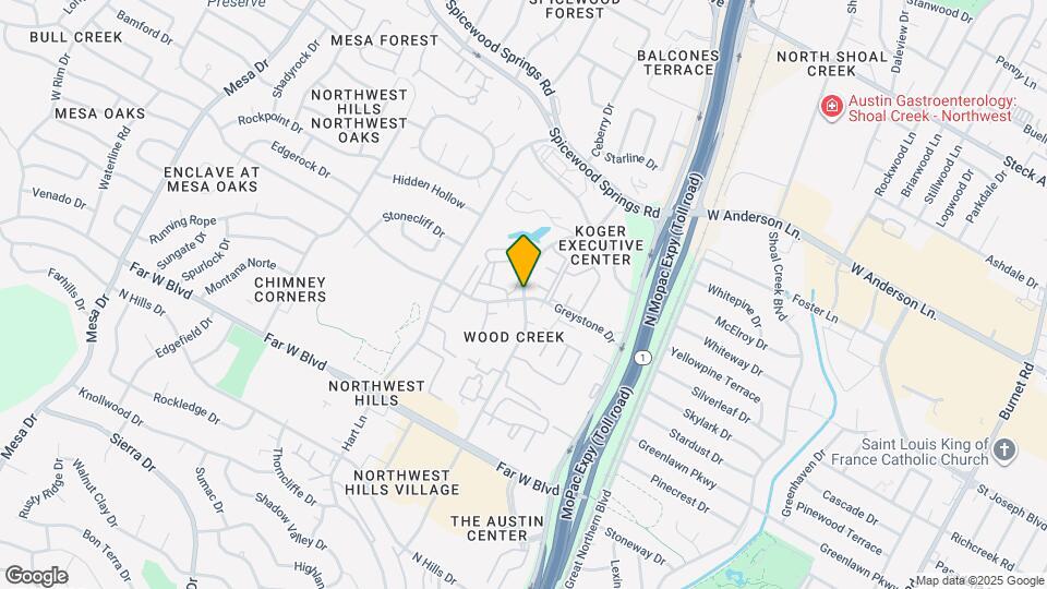 3600 Greystone Dr Map and Location Details