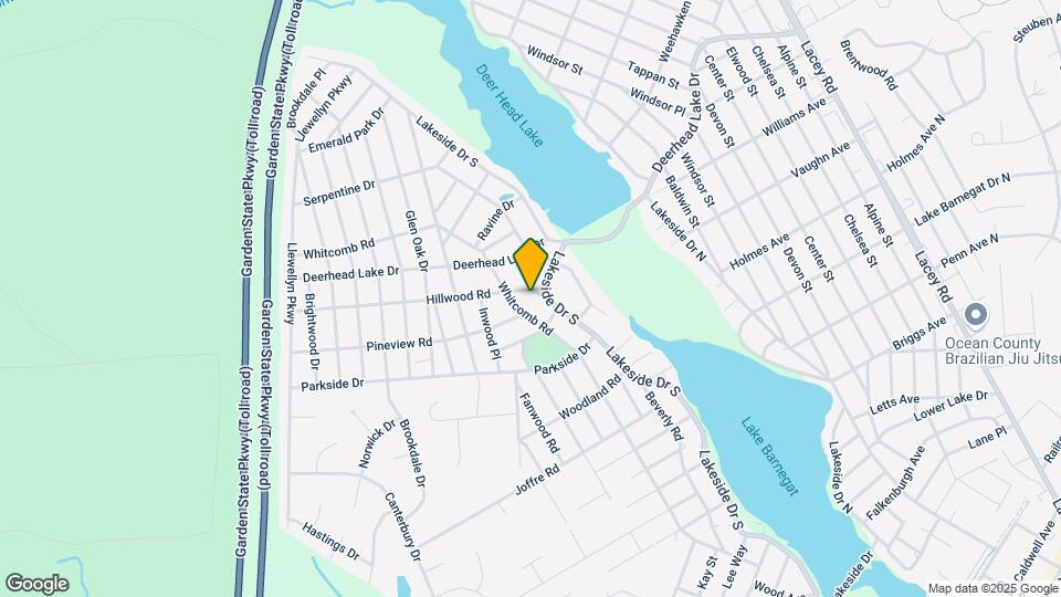 1749 Hillside Pl Map and Location Details