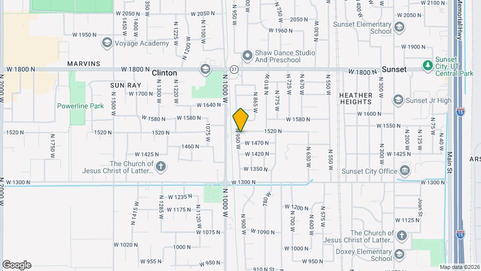 943 1520 N Map and Location Details