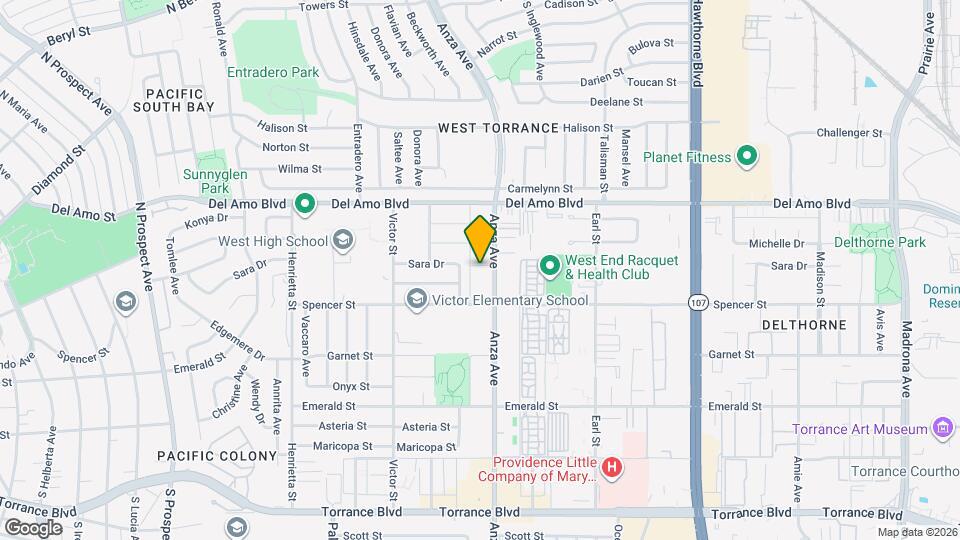 20415 Anza Ave Map and Location Details