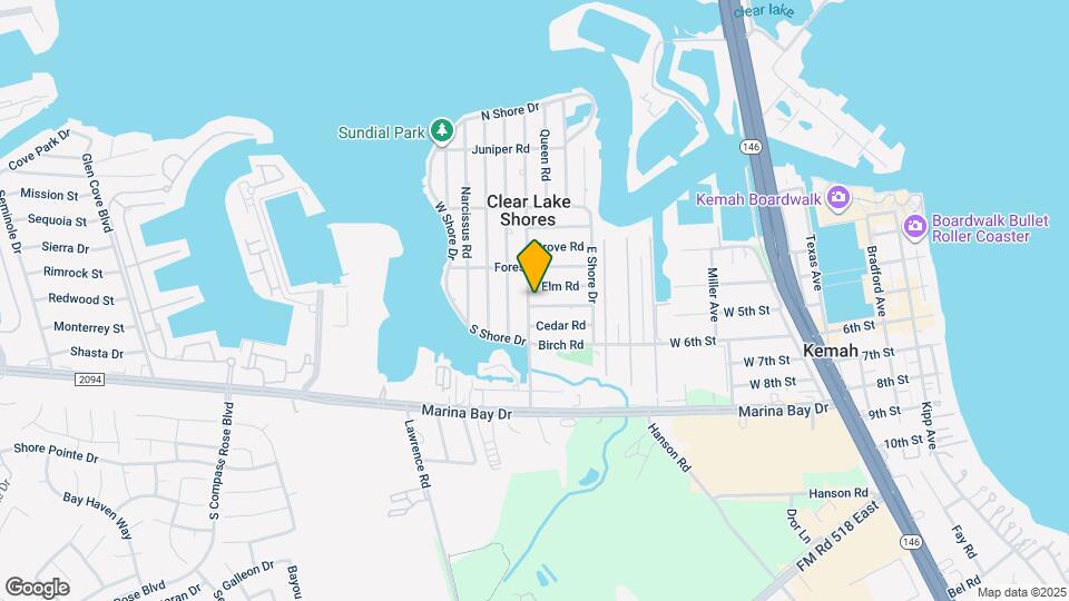 631 Clear Lake Rd Map and Location Details
