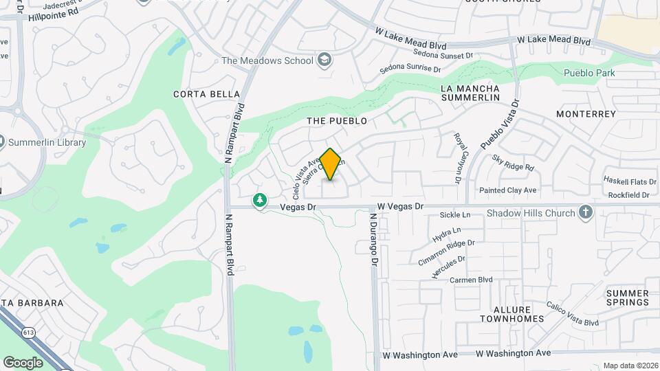 1609 Vespertina Ct Map and Location Details