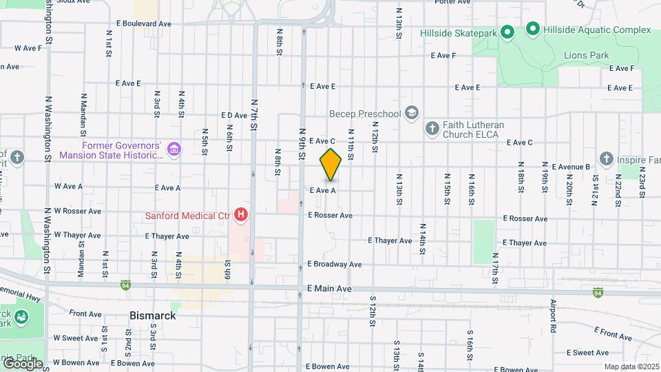 1502 E Avenue E Map and Location Details