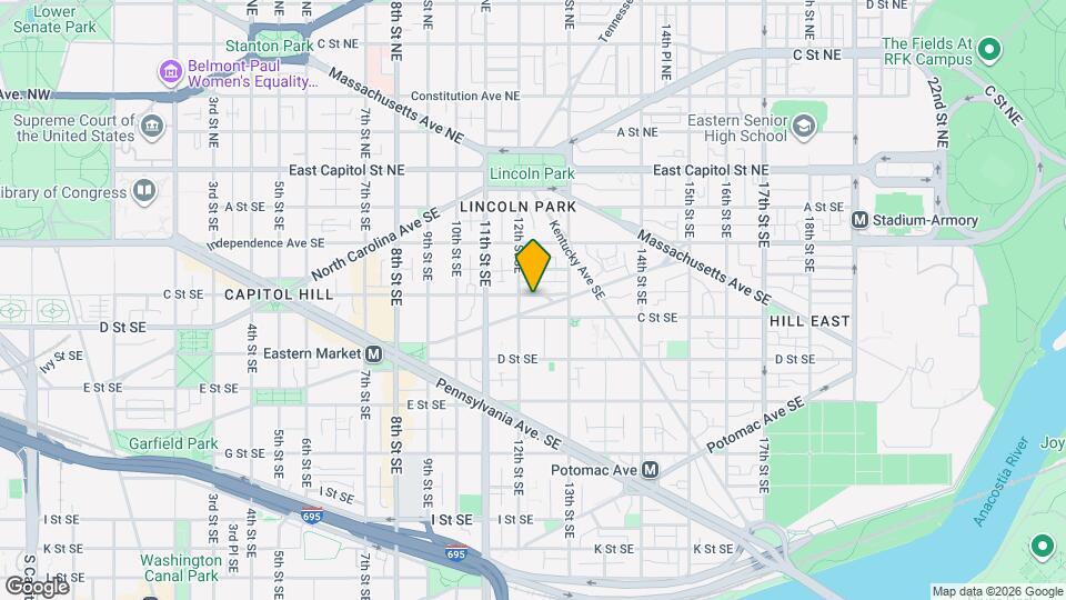 1215 C St SE Mapa y Detalles de la Ubicación