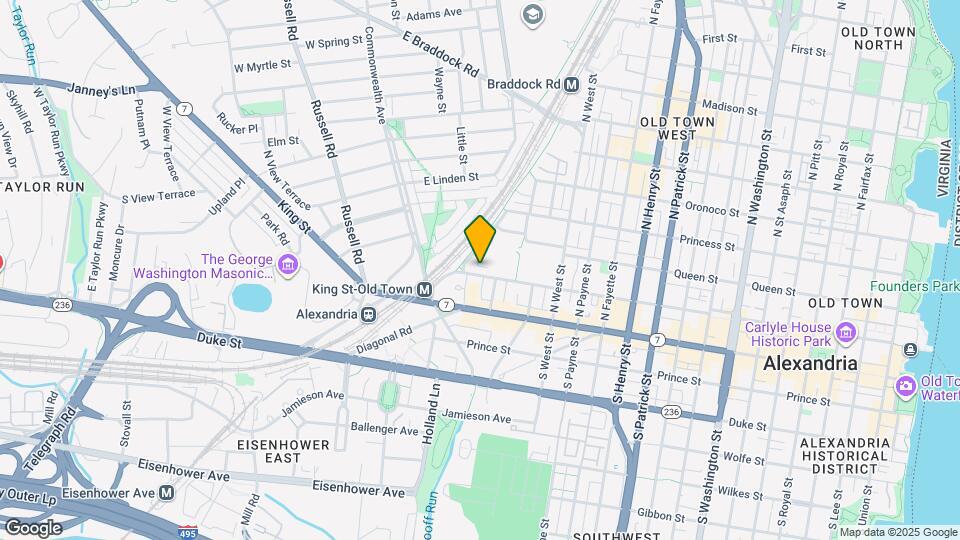 1719 Cameron St Map and Location Details