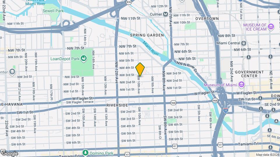 219 NW 10th Ave Map and Location Details