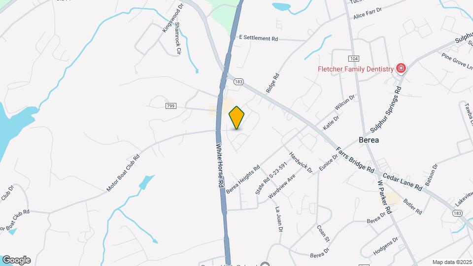 421 Hazelcote Rd Map and Location Details