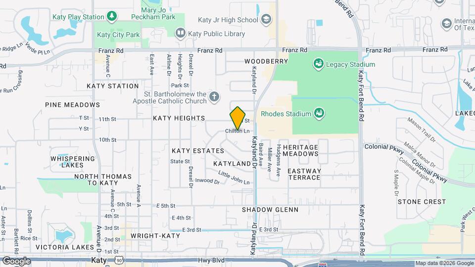 1646 Chilton Ln Map and Location Details