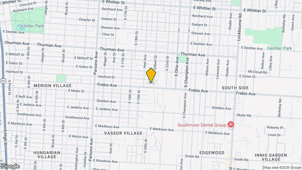 726 Frebis Ave Map and Location Details
