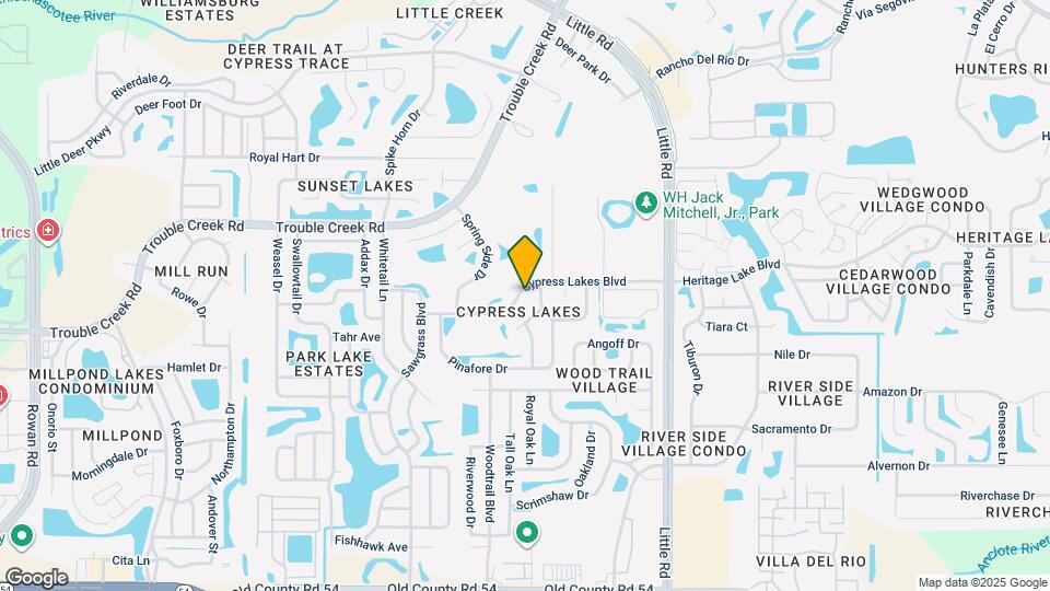 8642 Cypress Lakes Blvd Map and Location Details