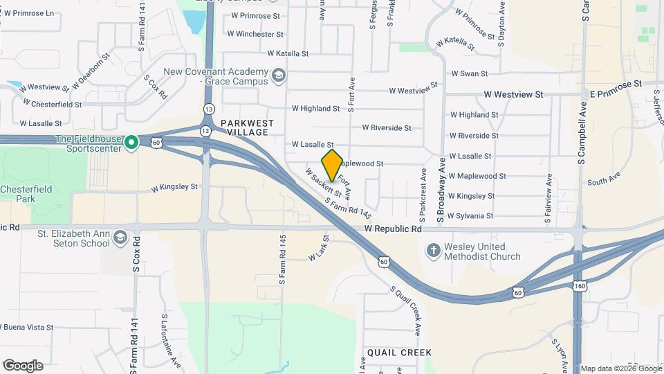 1331 W Sackett St Map and Location Details