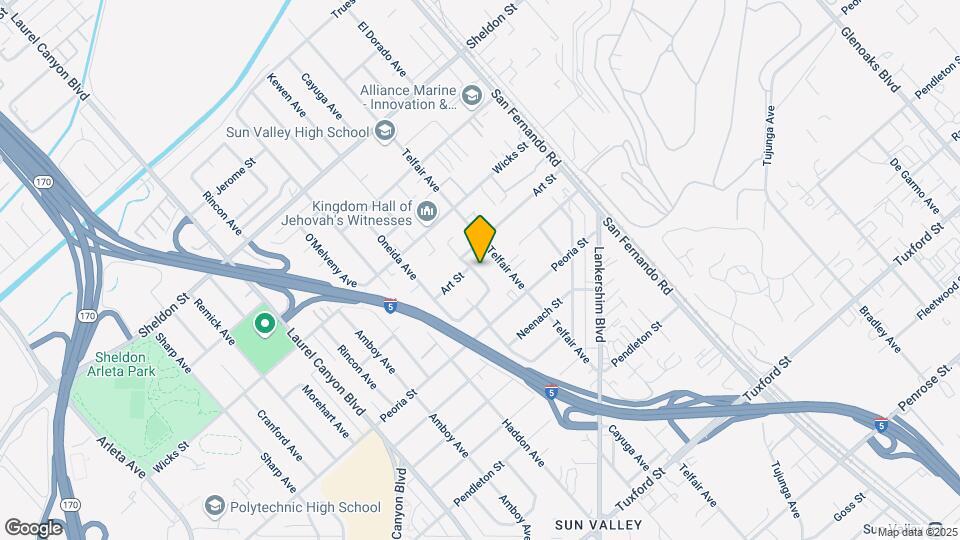 8928 Cayuga Ave Map and Location Details