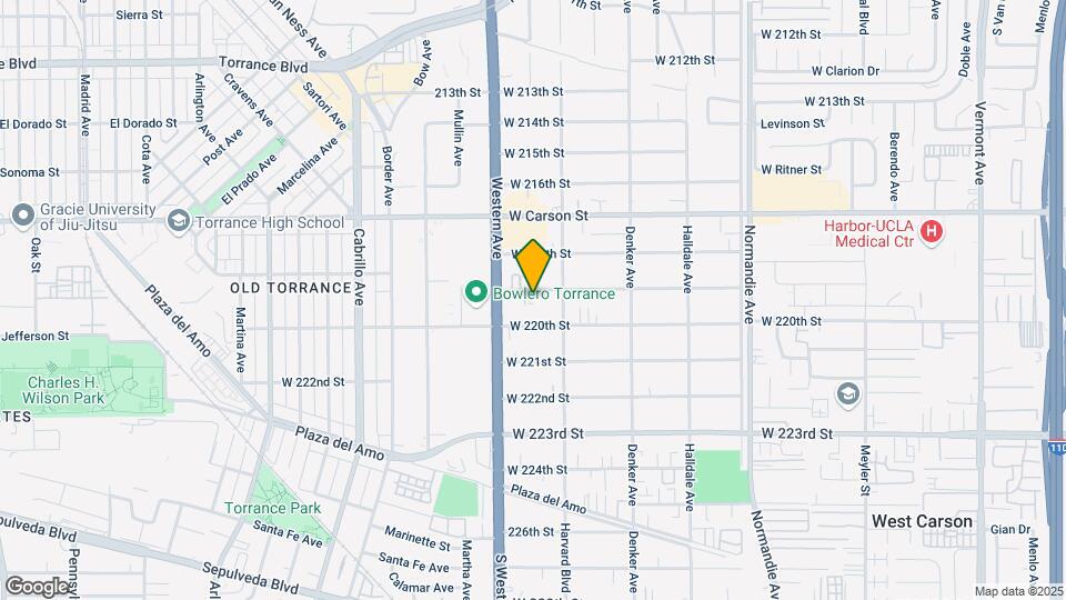 1636 W 219th St Map and Location Details