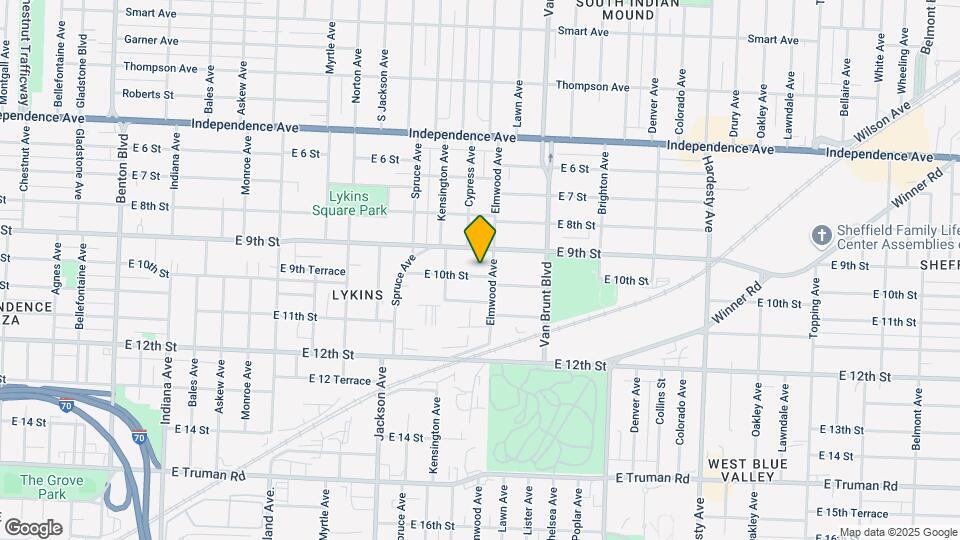 4430 E 10th St Map and Location Details