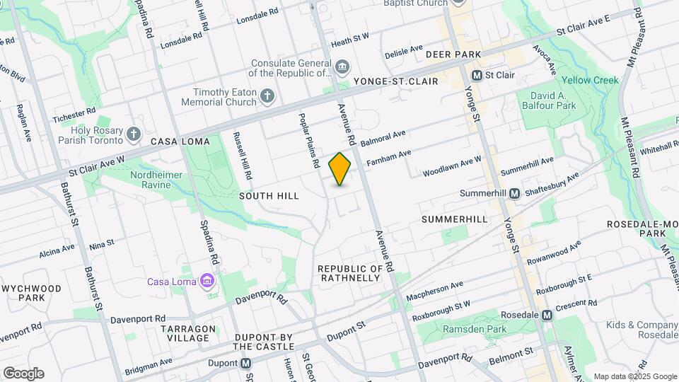 22 Edmund Ave Map and Location Details