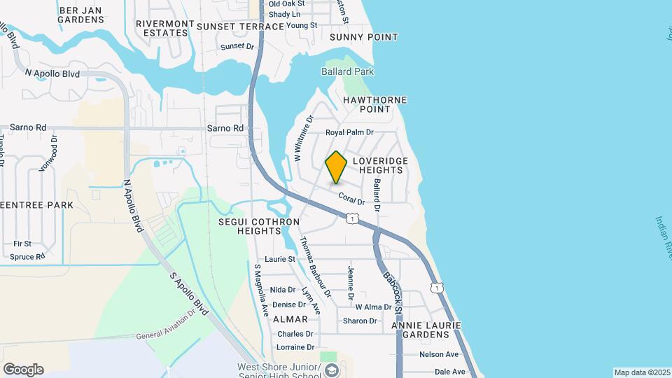 693 Orange Blossom Dr Map and Location Details