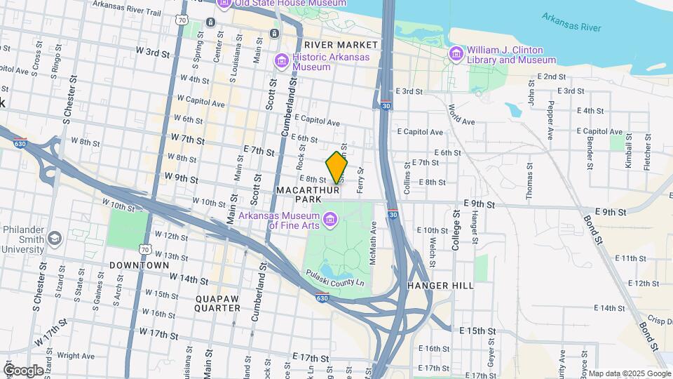 816 Sherman St Map and Location Details