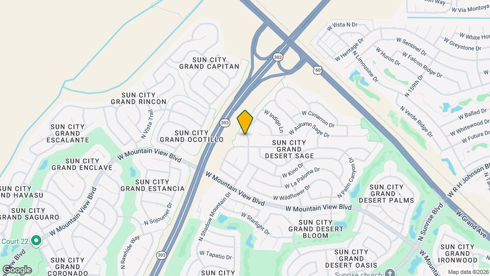 16115 W Acacia Ct Map and Location Details