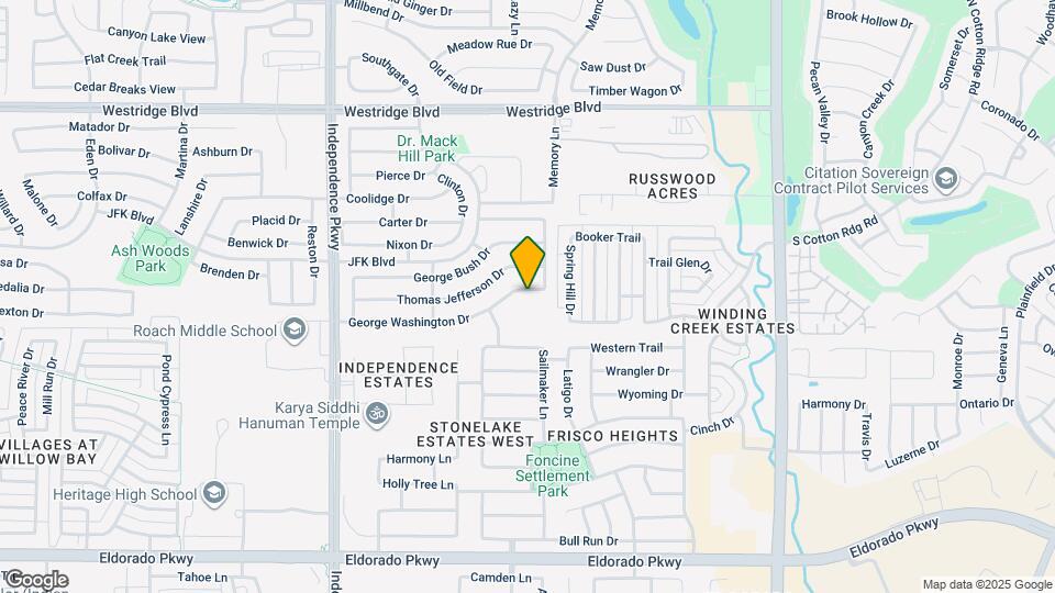 9517 George Washington Dr Map and Location Details