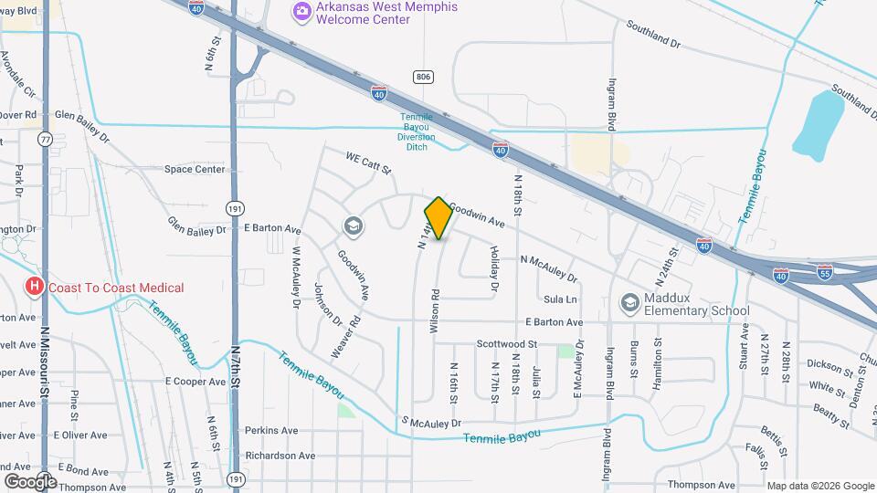 802 Wilson Rd Map and Location Details