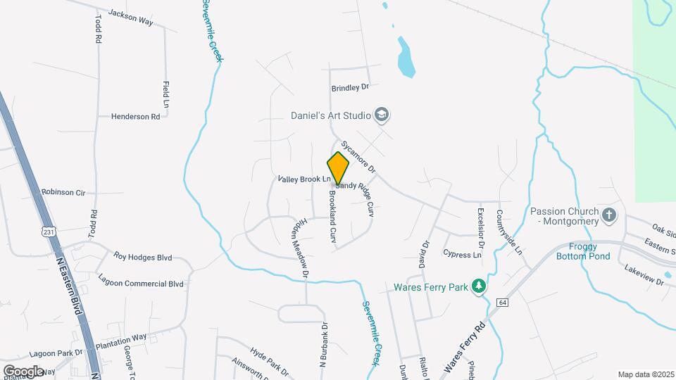 844 Brookland Curv Map and Location Details