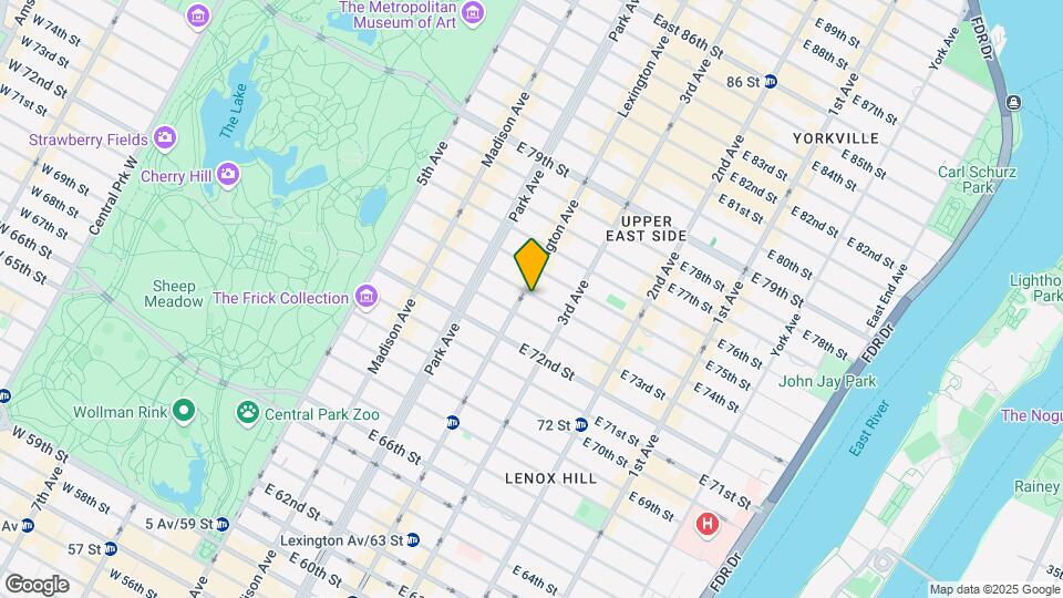 148 E 74th St Map and Location Details