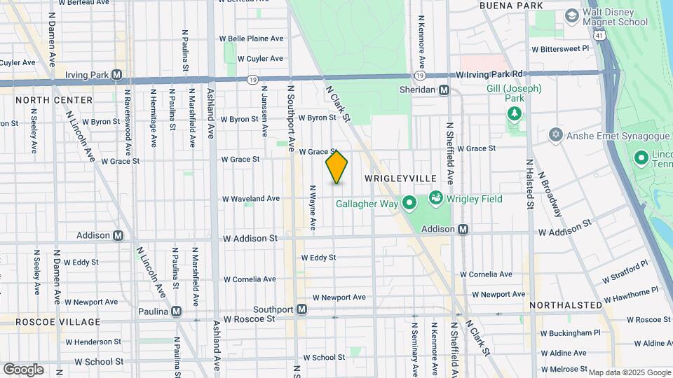 3709 N Lakewood Ave Mapa y Detalles de la Ubicación