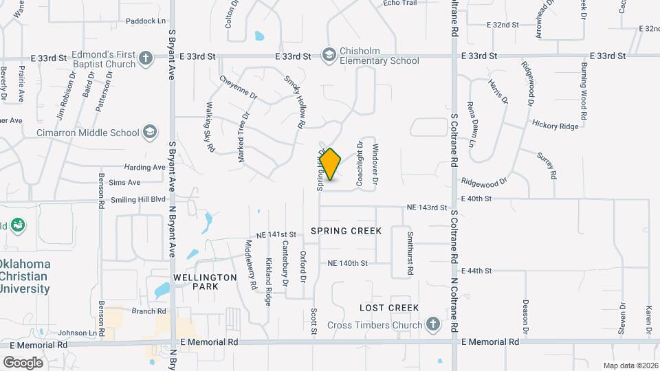 2213 Coachlight Dr Map and Location Details