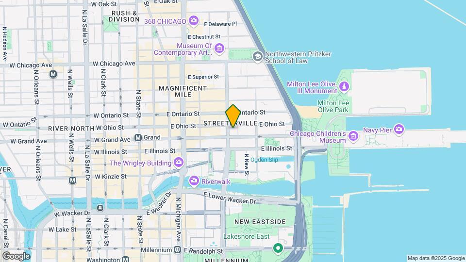 541 N Fairbanks Ct, Unit 37E Map and Location Details