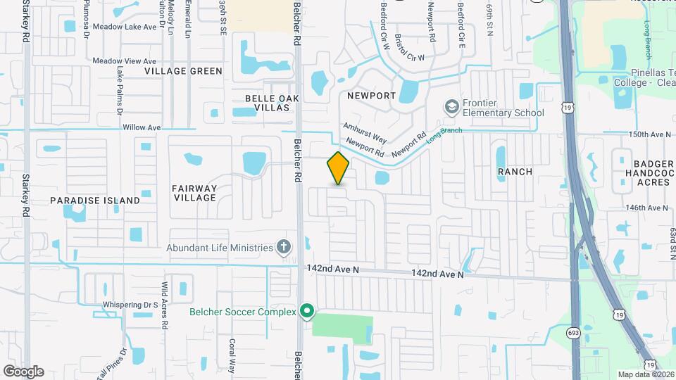 1399 Belcher Rd Map and Location Details