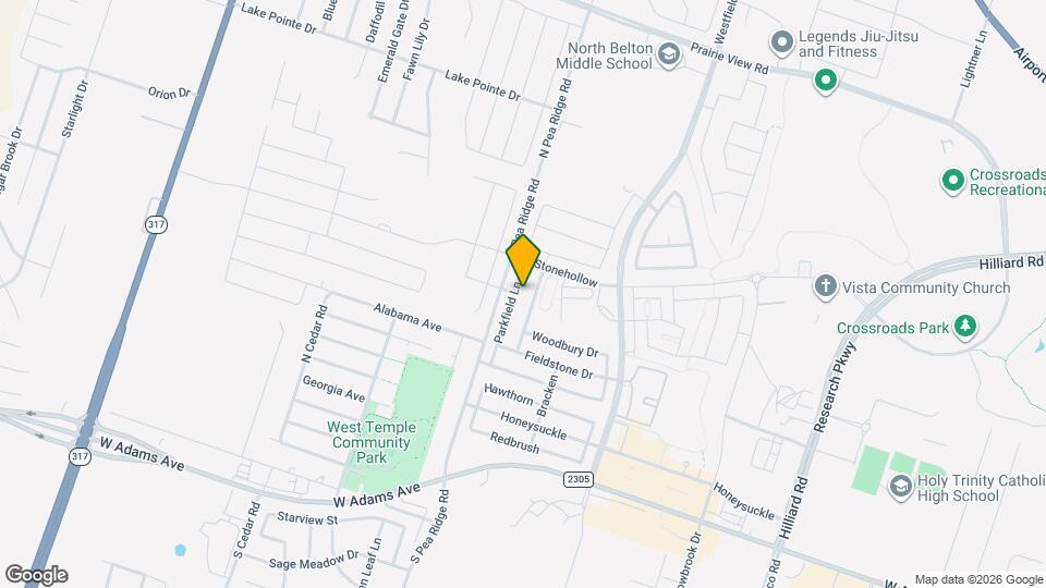 531 Parkfield Ln Map and Location Details