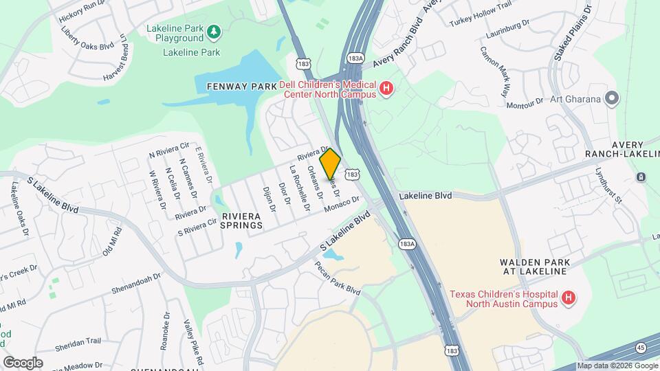 2407 Versailles Dr Map and Location Details