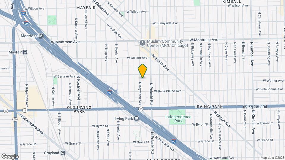 4145 N Keystone Ave, Unit #26 Map and Location Details