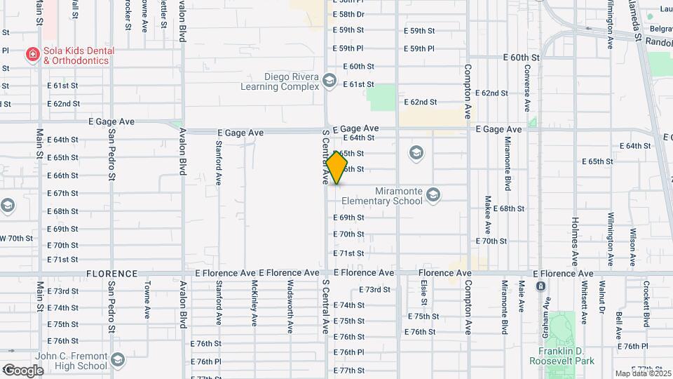 1114-1120 E 67th St Mapa y Detalles de la Ubicación