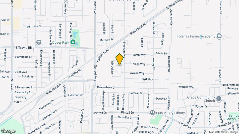 1180 Camellia Ln Map and Location Details