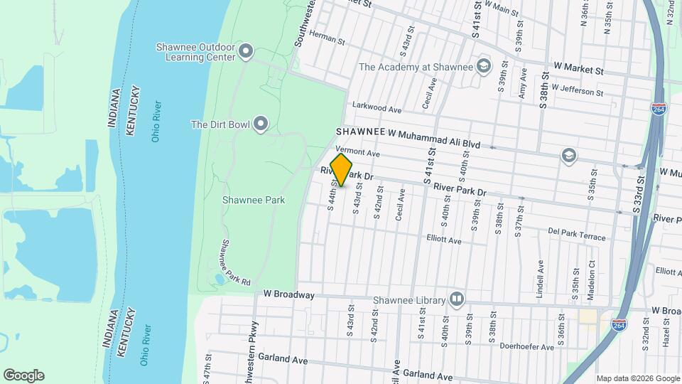 613 S 44th St Map and Location Details