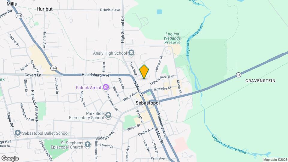 361 N Main St Map and Location Details