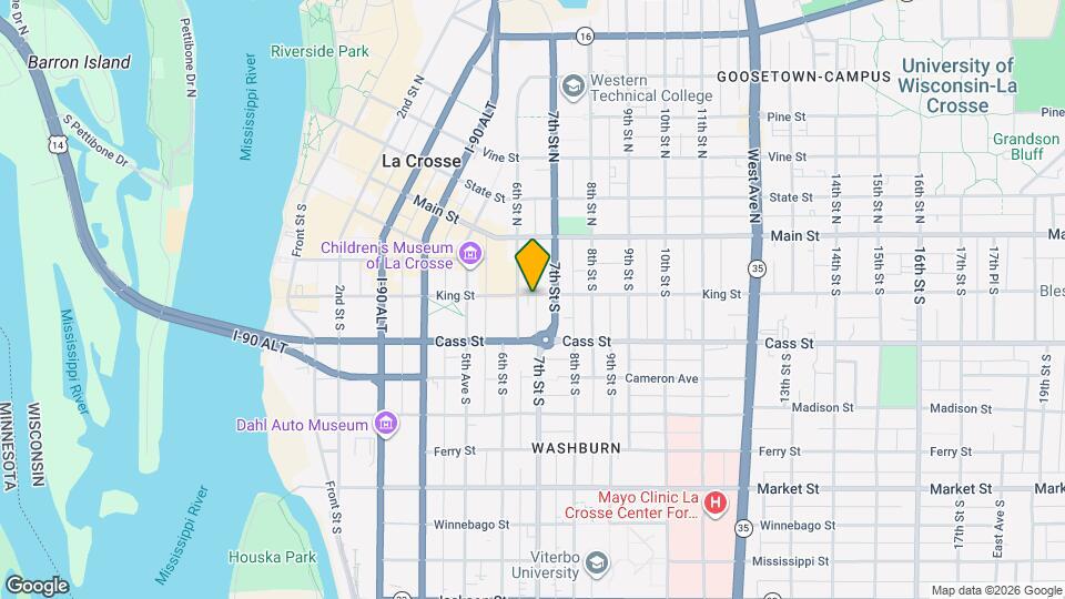 618 King St Map and Location Details