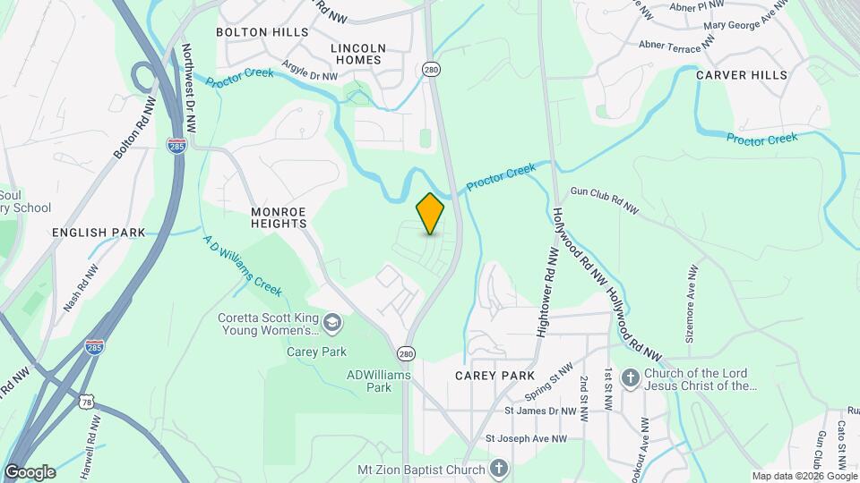 1359 Crk Vw Ln NW Map and Location Details