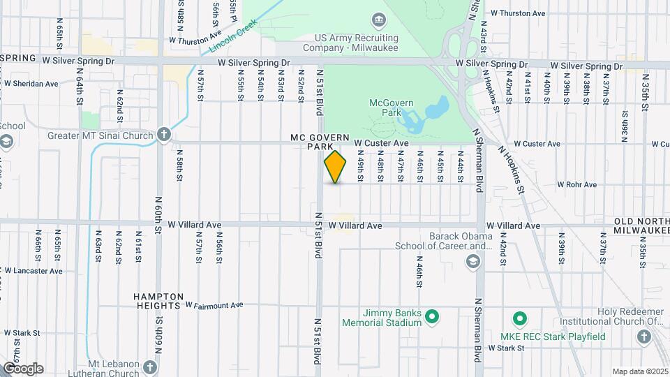 5267 N 50th St Map and Location Details