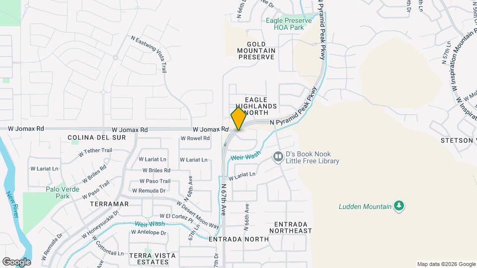 6614 W Rowel Rd Map and Location Details