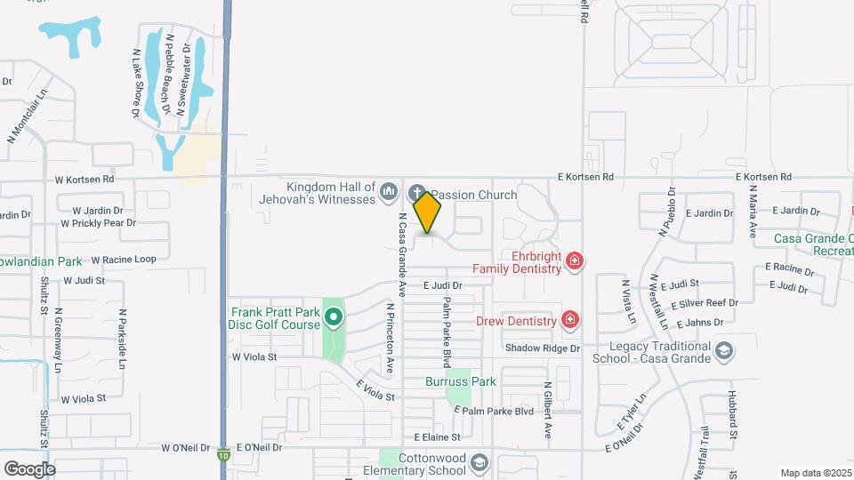 1921 N Palo Verde Ct Map and Location Details