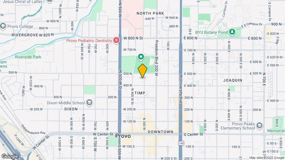 341 N 400 W St Mapa y Detalles de la Ubicación